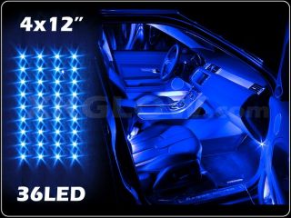 4pcs 36 LED Neon Accent Light Kit for Cat Interior/Trunk/Truck Bed