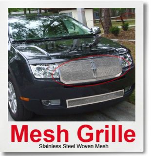 07 10 Lincoln MKX Stainless Mesh Grille Insert