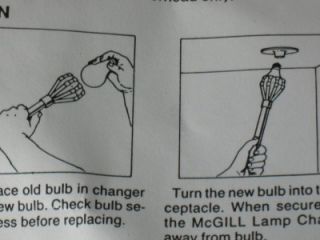 Ceiling Light Bulb Changer McGill Lamp Changer 152C