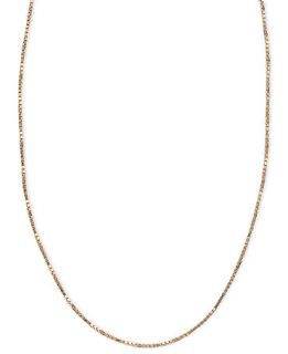 14k Pink Gold Necklace, 16 20 Box Chain   Necklaces   Jewelry