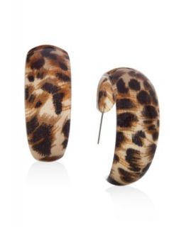 Style&co. Earrings, Leopard Print Button Earrings   Fashion Jewelry