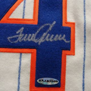 Tom Seaver 1969 Mets Signed Autographed Home White Flannel Jersey UDA