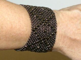 Sergio Gutierrez Liquid Metal Bracelet Style B10 Black