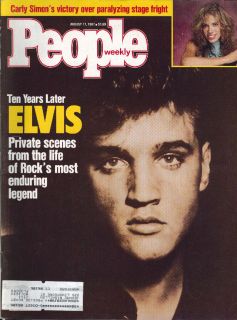 People Elvis Presley Carly Simon 8 17 1987