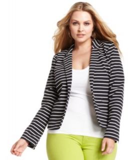 Calvin Klein Plus Size Sweater, Half Sleeve Cardigan  