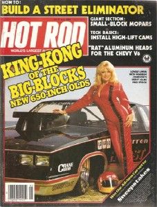 May 1983 Hot Rod Linda Vaughn Warren Johnson Hurst Olds