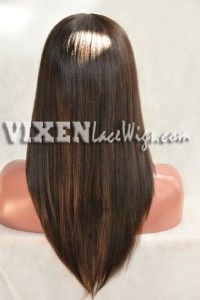 Bangs Remy Lace Front Wig with Bangs 2 in Stock