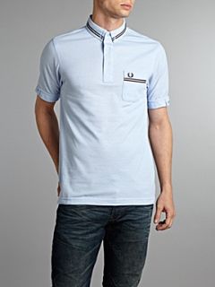 Fred Perry Twin tipped polo shirt with chest pocket Light Blue   House