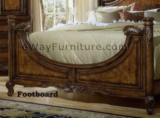 French Provincial Queen Bedroom Set Nightstand Dresser Mirror Bedroom