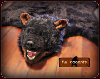 Rug Faux Fur Accent Rugs Fake Sheepskin Log Cabin Throw Hunting