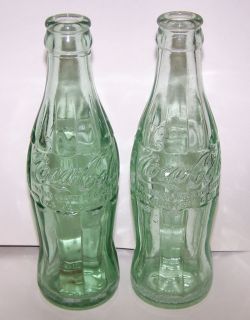 Two Vintage Logansport Indiana Coca Cola Bottles