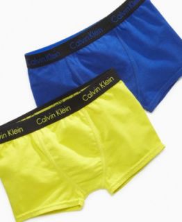 Calvin Klein Kids Underwear, Boys 2 Pack Color Boxer Briefs