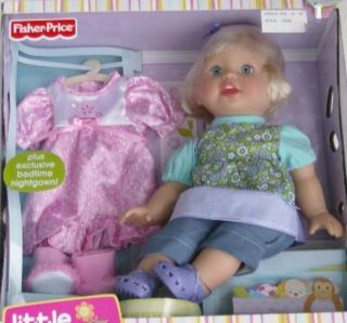 Fisher Price Little Mommy Blond Doll with Clothes Set