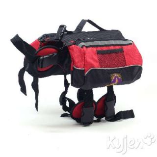 Outward Hound Quick Release Dog Backpack Medium Red