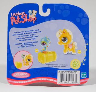 This is a Brand New Retired Littlest Pet Shop Pony #124 and Blue Bird