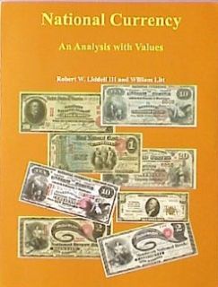 National Currency Analysis w Values by Liddell Litt Hardcover