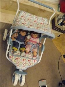 American Girl Bitty Baby Bitty Twins Double Stroller for Dolls