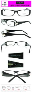 EyezoneCo Loewe Eyeglasses VLW623M Col 02AF Black Color Acetate Frames