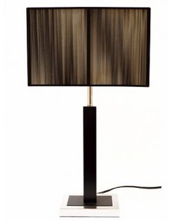 Sharper Image Table Lamp, Silk String Shade 13.5   Lighting & Lamps