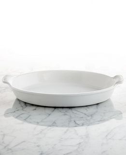 Le Creuset Heritage Au Gratin Dish, 14 Oval Stoneware   Cookware