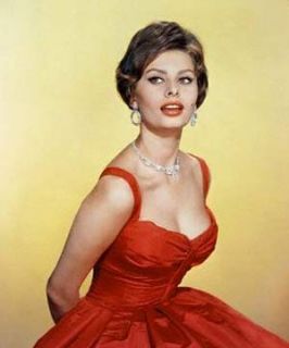 Sophia Loren Actress Framed Personally Signed