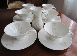 Mint Raymond Loewy Rosenthal Midcentury Cups &Saucers Sets Classic