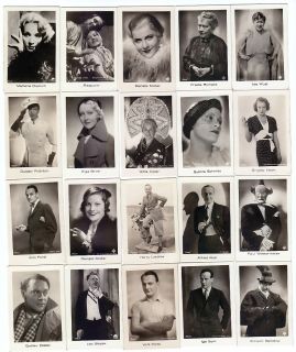 89 1933 Movie Cards Peter Lorre Marlene Dietrich