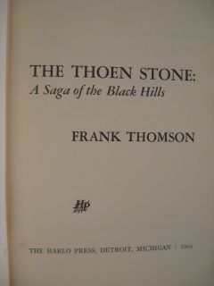 66 Thoen Stone Gold Rush Black Hills Lost Party Signed