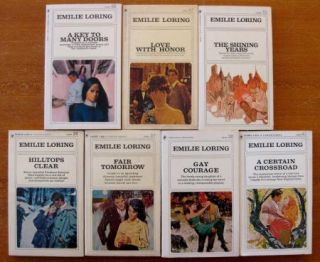 Lot of 25 Emilie Loring Bantam Romance Paperbacks Shining Years Across