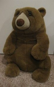 Huge Stuffed Lou Rankin Friends Brown Large Big Bear Plush Toy 26