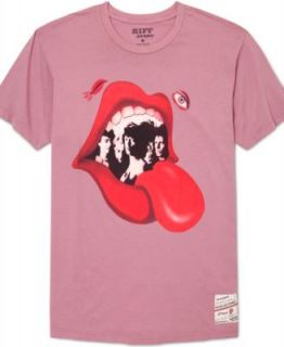 Rolling Stones T Shirt, Pink Tongue Singles Graphic T Shirt