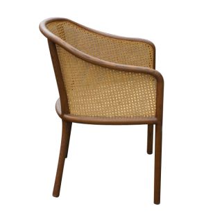 Ward Bennett Brickel Cane Carved Side Chair