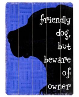 ArteHouse Wall Art, Love Like My Dog Wooden Sign by Lisa Weedn   Wall