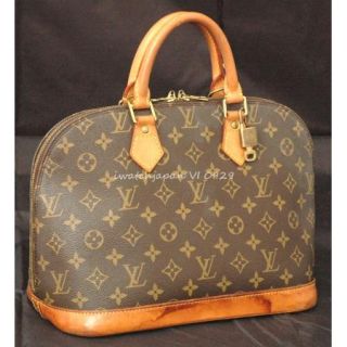 Authentic Louis Vuitton Alma Handbag w LV Lock Key VI 0929