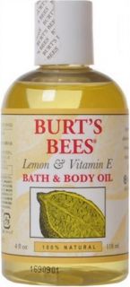Bees Lemon Vitamin E Bath Body Oil 4 Ounce Bottles Pack of 2