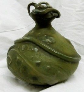 RARE Early Serpent Rookwood Vase Snake Sage Green Matte Glossy Combo