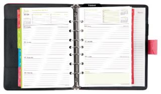 Day Timer Mom Desk Planner Weekly and Monthly Loose Leaf Format