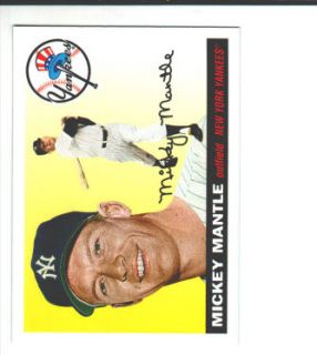 2011 Topps 60 Years of Topps Lost Cards 8 Mickey Mantle