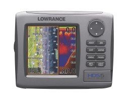 New Lowrance HDS 5 GPS Fishfinder Chartplotter Combo