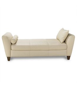 Almafi Leather Daybed, 81W x 35D x 25H   furniture