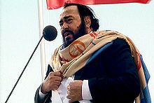 Luciano Pavarotti Set of 2 Photographs Aida Tosca 4¼ x 6 in Postcards