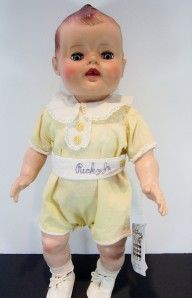 Little Ricky Jr Doll American Character Lucie Arnaz Signed Tag