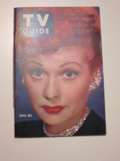 1958 TV Guide Lucille Ball on Cover