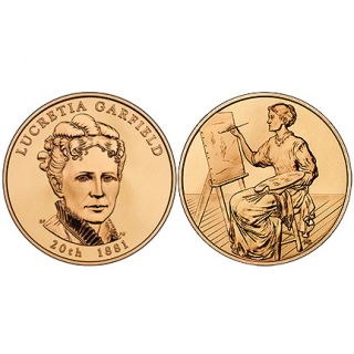 10 First Spouse Lucretia Garfield Bronze Medals Series Coins Survival