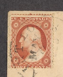 1859 Cover Letter 3c Type IV 26A Saint Louis