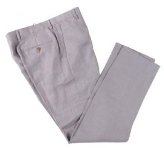 JCrew Irish Linen Ludlow Suit Pant in Grey 34W 35L