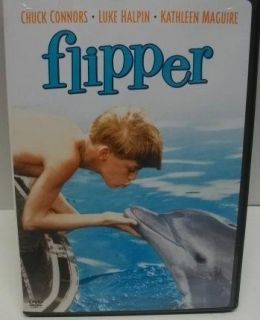 Flipper DVD Dolphin Movie Chuck Connors Luke Halpin Connie Scott Jane