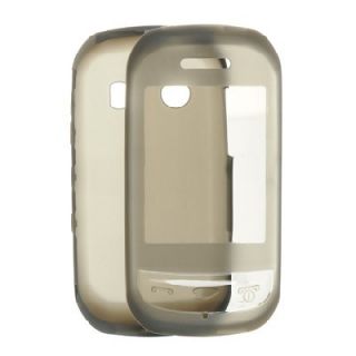 Luxmo Samsung Corby Plus B3410 Translucent Grey Smoke Cover Case