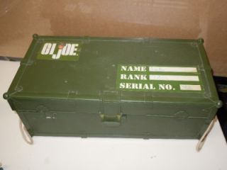 1997 G.I.Joe Hasrbo 12 Green Official Military Storage Locker Box Kit