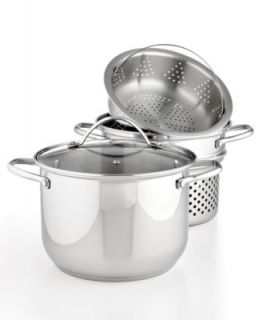 Tools of the Trade Stainless Steel Covered Multi Pot, 8 Qt. with Pasta